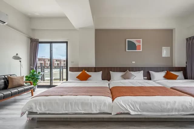 澎湖檸檬草旅店｜全自助入住-家庭套房-附陽台-3