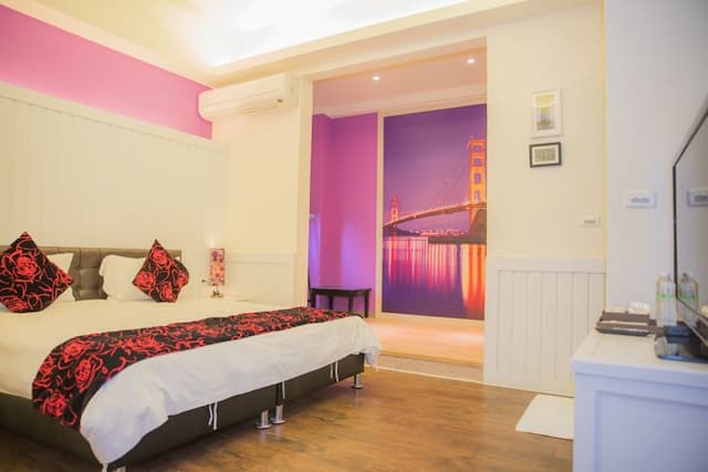 幸福滿屋渡假民宿 | 可14人包棟｜東大門-標準雙人房 【加人不加床】-2