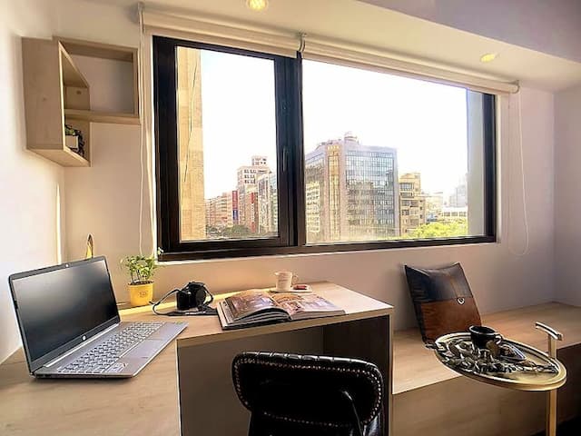 旅城驛鎮-市景豪華雙人房-6