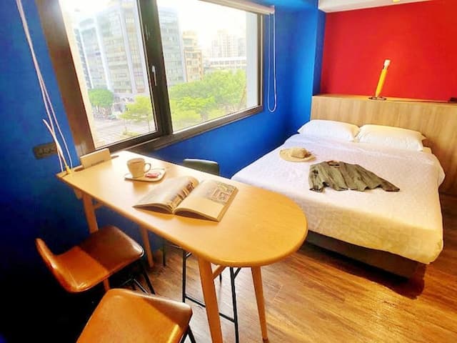 旅城驛鎮-市景高級雙床房-1