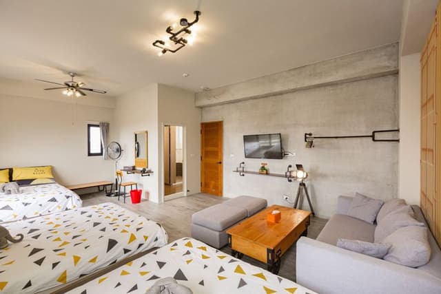 Island Nook B&B Penghu-303 Family Room with Forest View & Balcony, Island Nook B&B Penghu-9
