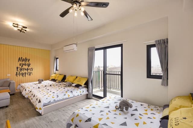 Island Nook B&B Penghu-303 Family Room with Forest View & Balcony, Island Nook B&B Penghu-7