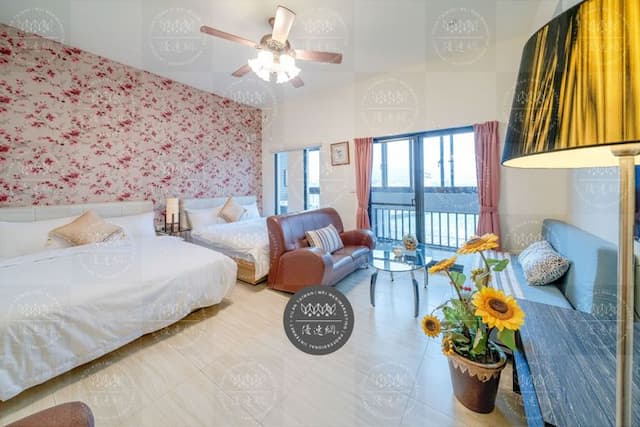 匯沄居民宿 |  專業咖啡x田園景緻-時尚簡約10人房附大陽台-6