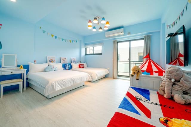 Long Time B&B-藍色海洋四人房-4