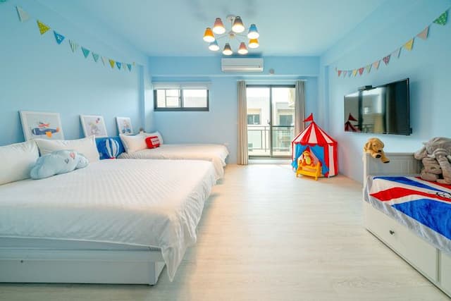 藍色海洋四人房