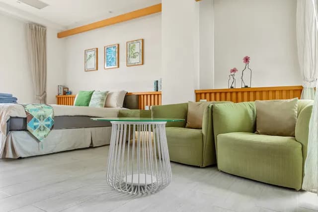 白水木民宿-高級特大雙人床房-9