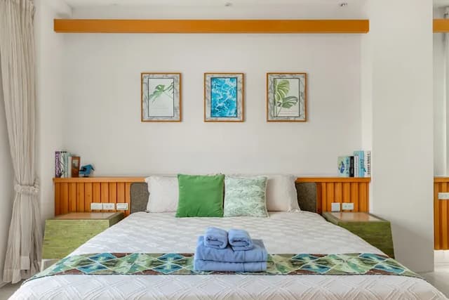 白水木民宿-高級特大雙人床房-2