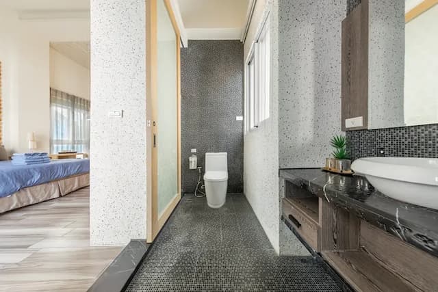 白水木民宿-高級三人房-14