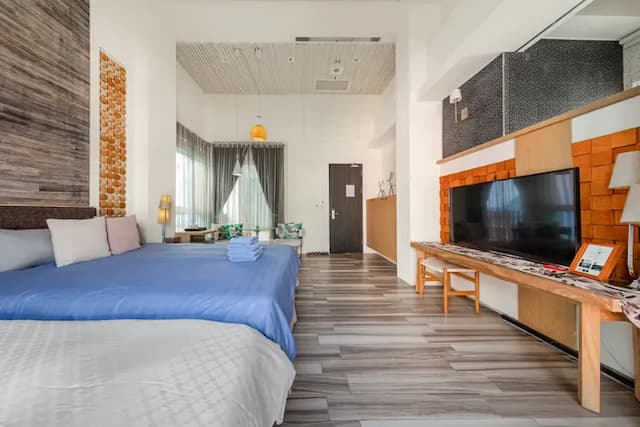 白水木民宿-高級三人房-7