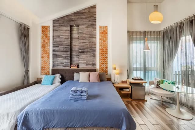 白水木民宿-高級三人房-1