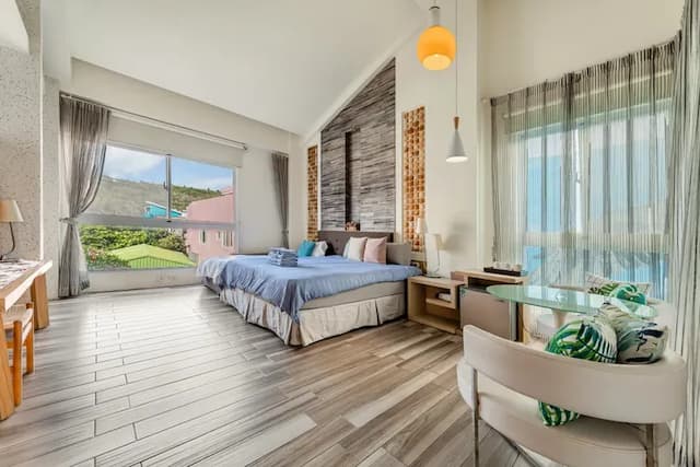 白水木民宿-高級三人房-2