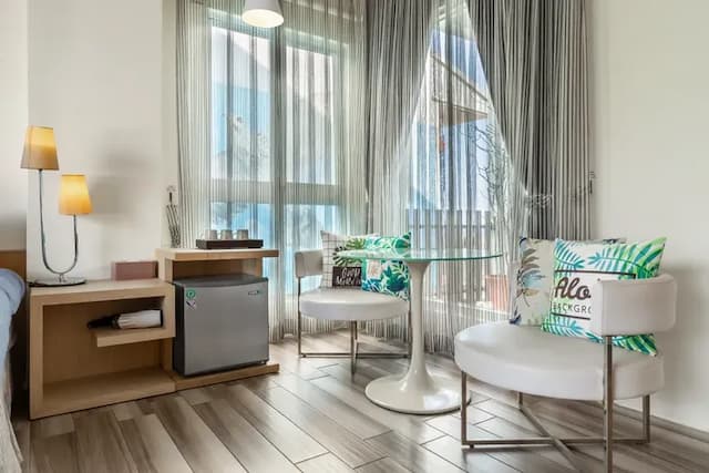 白水木民宿-高級三人房-4