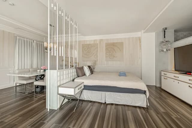 白水木民宿-豪華特大雙人床房-6