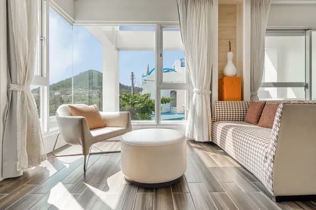 白水木民宿-豪華特大雙人床房-13