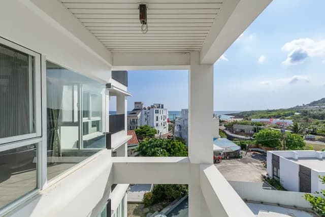 白水木民宿-海景特大雙人床房-15