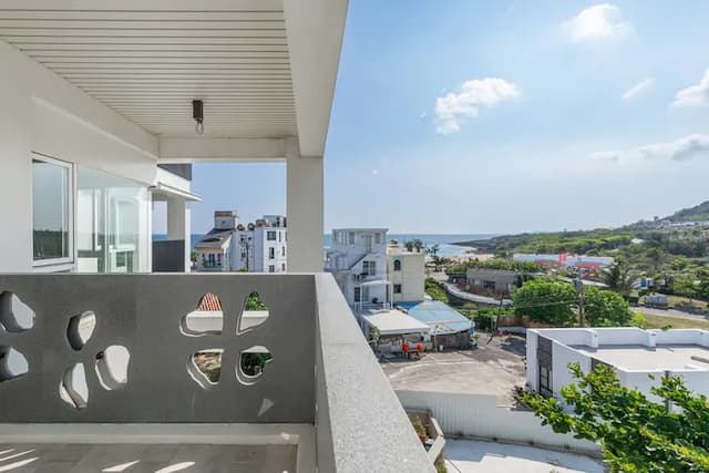 白水木民宿-海景特大雙人床房-14