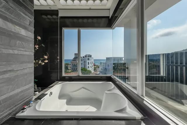 白水木民宿-海景特大雙人床房-9