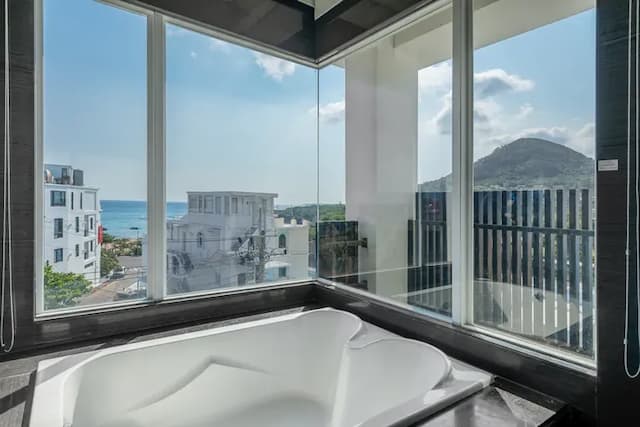 白水木民宿-海景特大雙人床房-10