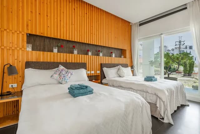 白水木民宿-高級四人房-4