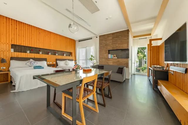 白水木民宿-高級四人房-1