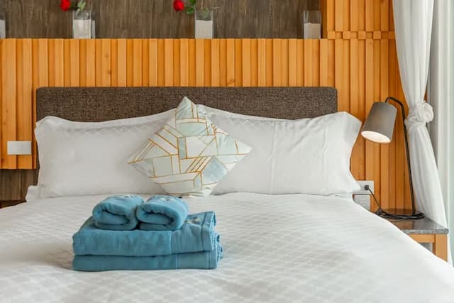 白水木民宿-高級四人房-9