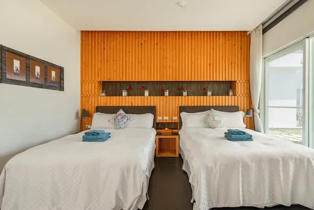 白水木民宿-高級四人房-3