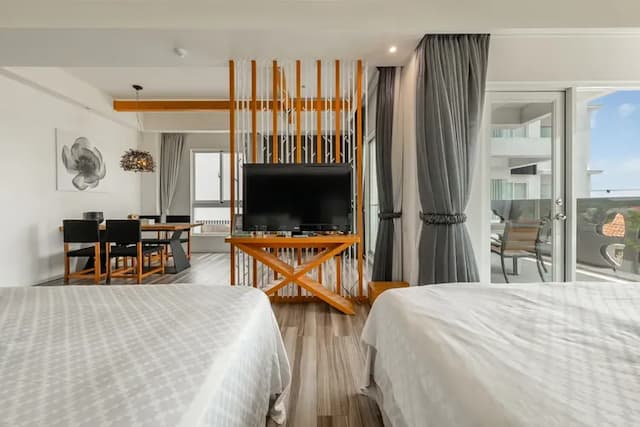 白水木民宿-豪華四人房-9