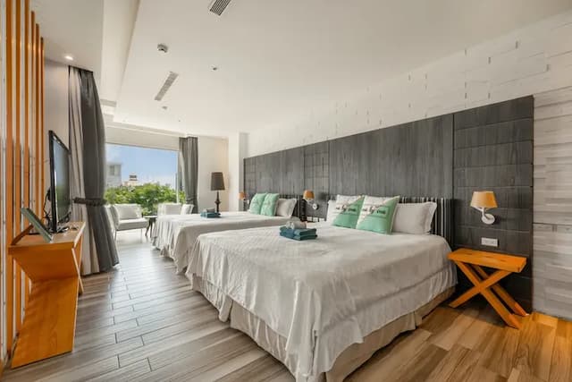 白水木民宿-豪華四人房-3