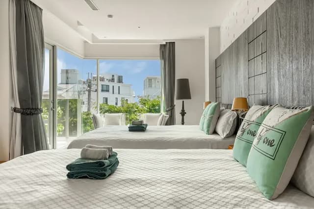 白水木民宿-豪華四人房-5