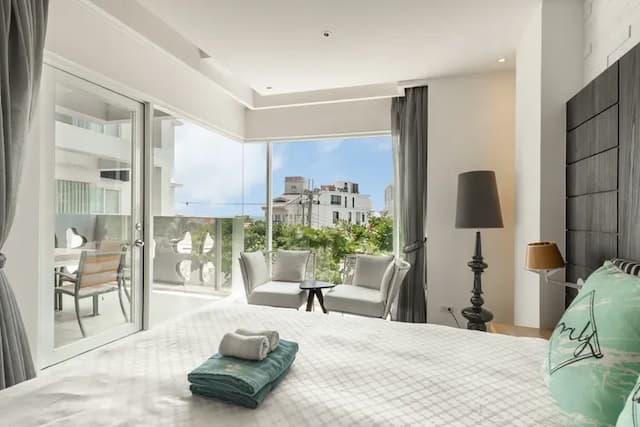 白水木民宿-豪華四人房-8