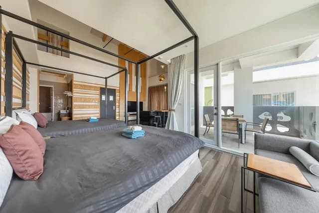 白水木民宿-頂級四人房-8