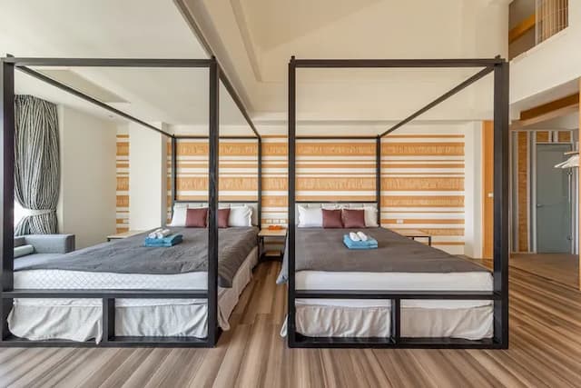 白水木民宿-頂級四人房-4