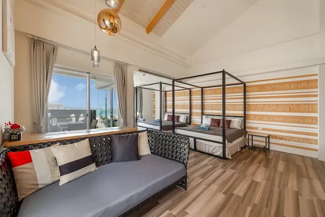 白水木民宿-頂級四人房-2