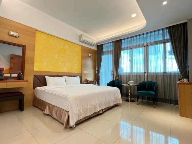 恆春古城旁民宿｜風海山會館-201馬卡龍豪華雙人房（小雙人房大陽台）-1