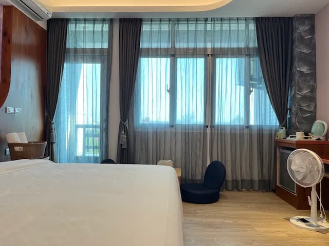 恆春古城旁民宿｜風海山會館-301日式和風雙人房（小雙人房小陽台）-2