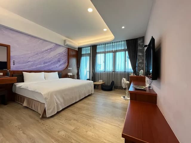 恆春古城旁民宿｜風海山會館-301日式和風雙人房（小雙人房小陽台）-1