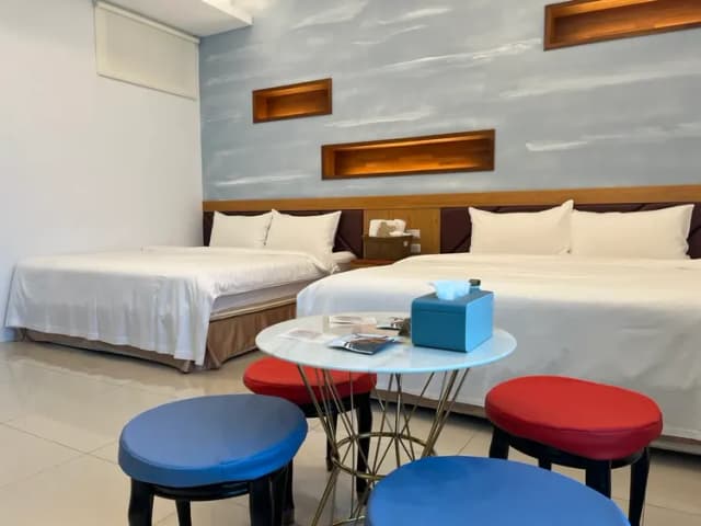 恆春古城旁民宿｜風海山會館-303忘憂天空四人房（小四人房小陽台）-6