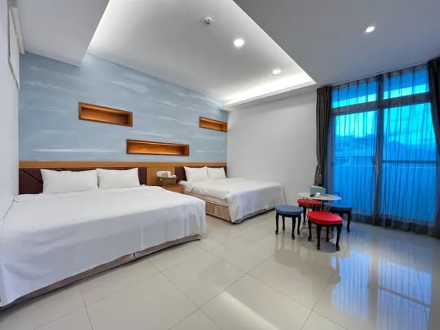 恆春古城旁民宿｜風海山會館-303忘憂天空四人房（小四人房小陽台）-1