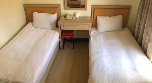 華欣商務飯店 | 金城市中心 | 永春廣東粥x後埔小鎮藝文特區-標準雙人房 l 兩單床-5