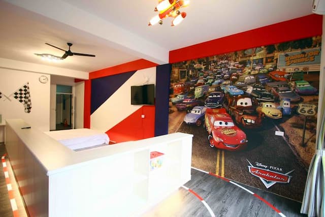 豐原麗寶DIY-賽車四人房-4