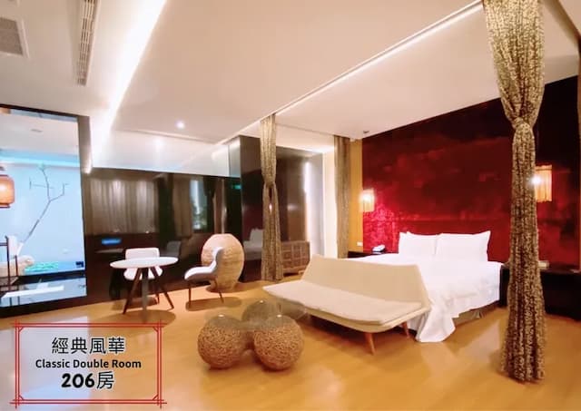 風華渡假旅館｜房內泳池、親子友善-經典風華-雙人房-8