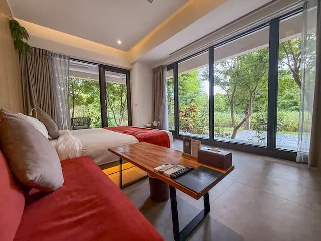 日光綠築-T館 庭園雙人房-2