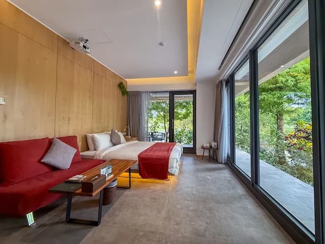 日光綠築-T館 庭園雙人房-3