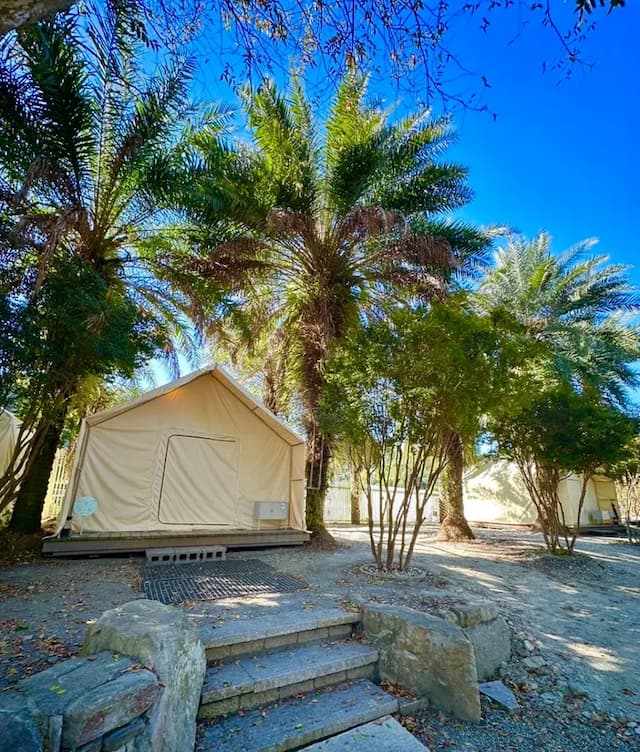 緣溪行森林營地｜送迎賓點心、親子友善-【豪華露營】溪遊獵帳-7