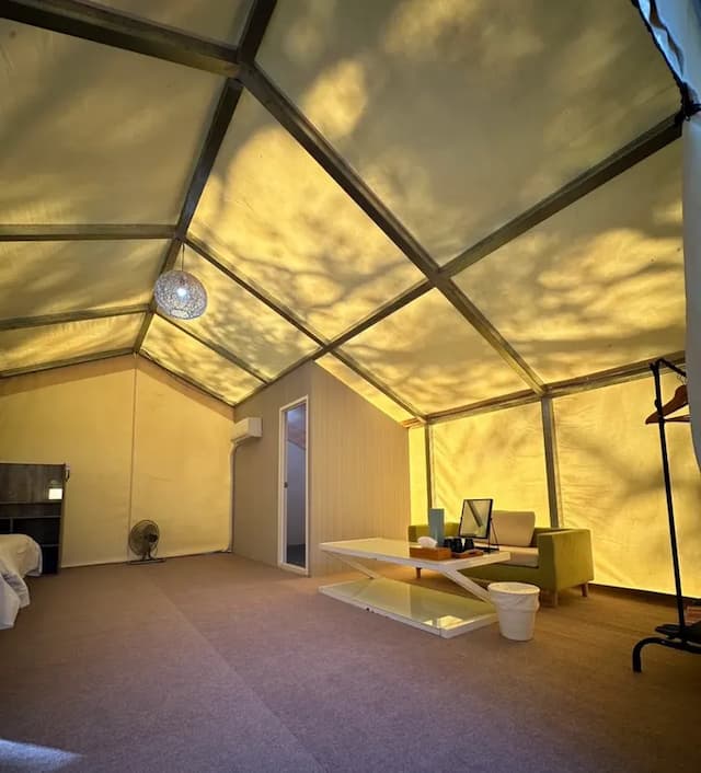 緣溪行森林營地｜送迎賓點心、親子友善-【豪華露營】森林遊獵帳2-5