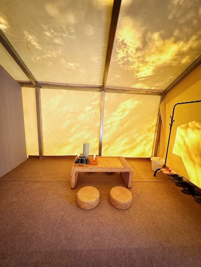 緣溪行森林營地｜送迎賓點心、親子友善-【豪華露營】親子遊獵帳 ll-8