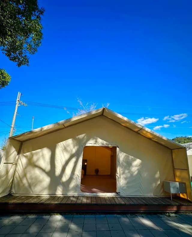 緣溪行森林營地｜送迎賓點心、親子友善-【豪華露營】親子遊獵帳 ll-1