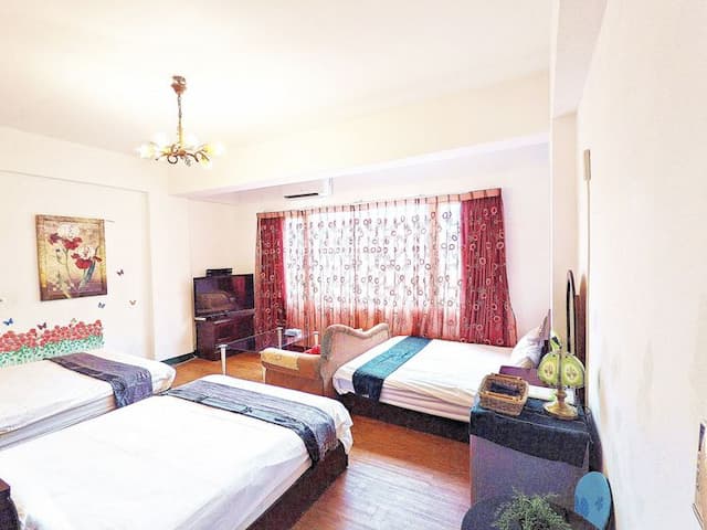 亞馨&奇雅居聯合民宿 l 近吉安慶修院-A201亞馨家庭六人房(Family room)-3