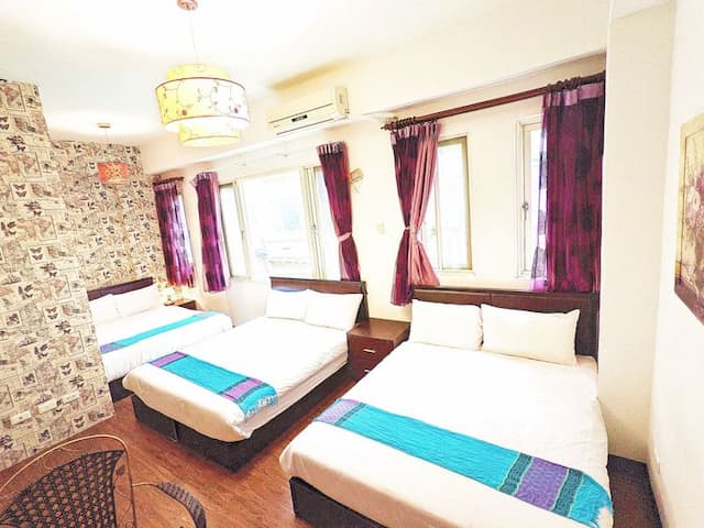 亞馨&奇雅居聯合民宿 l 近吉安慶修院-G201奇雅居家庭六人房(Family room)-2