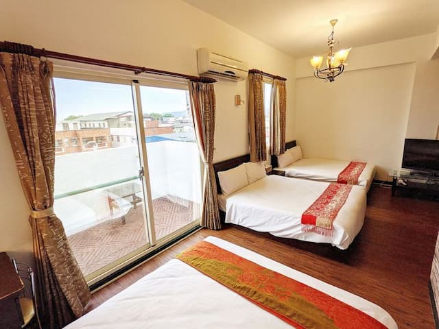 亞馨&奇雅居聯合民宿 l 近吉安慶修院-G401奇雅居家庭六人房(Family room)-2